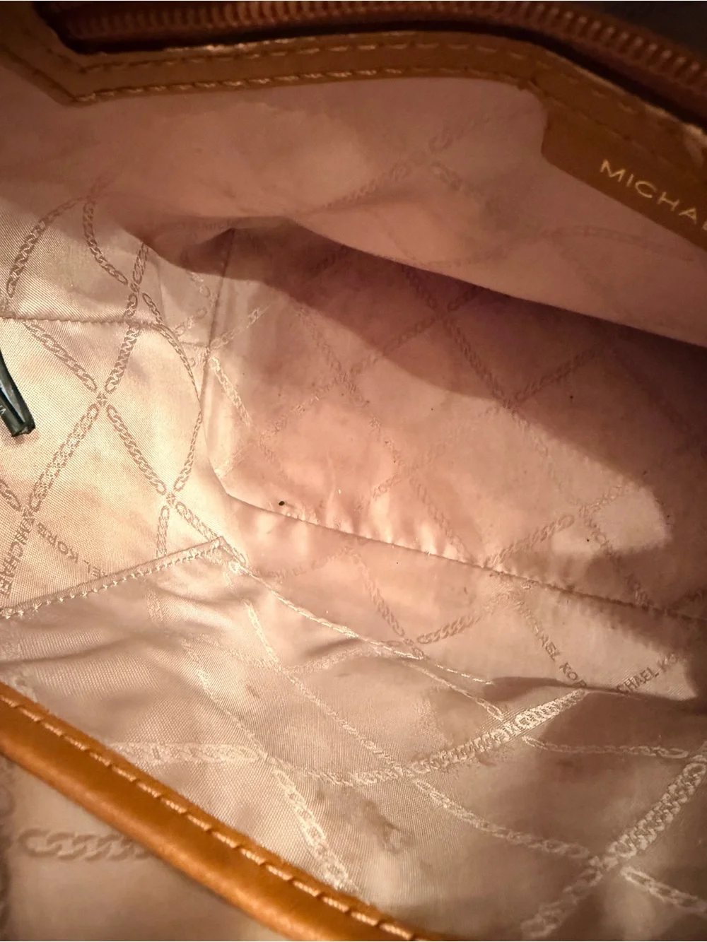Michael Kors Brown & Tan Signature Satchel